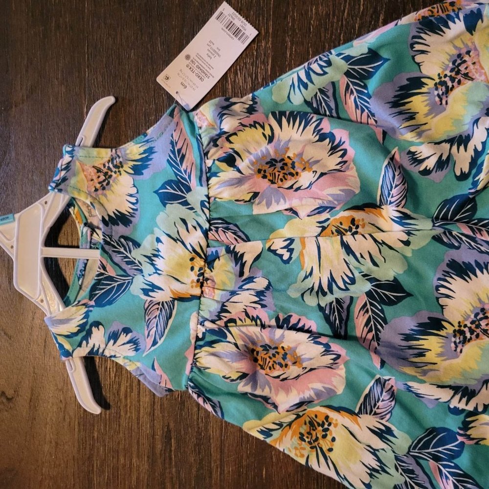 Carters Floral Dress with Diaper cover